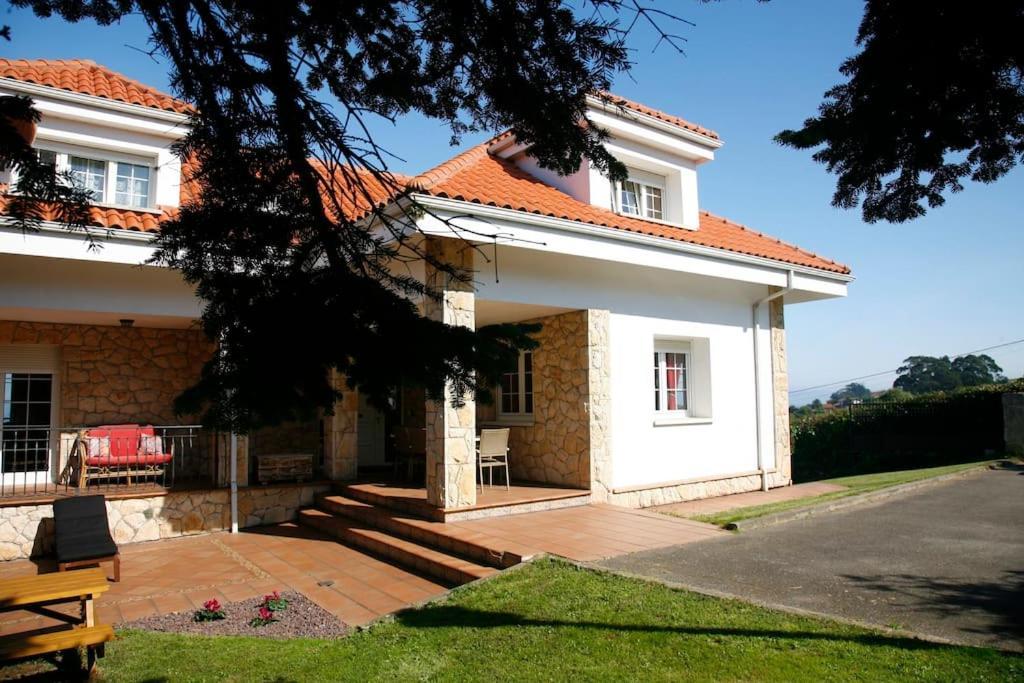 Chalet Con Magnificas Vistas Al Mar Perlora Exterior foto